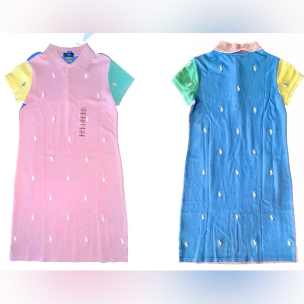 Polo Ralph Lauren colorblock dress Large 12/14
